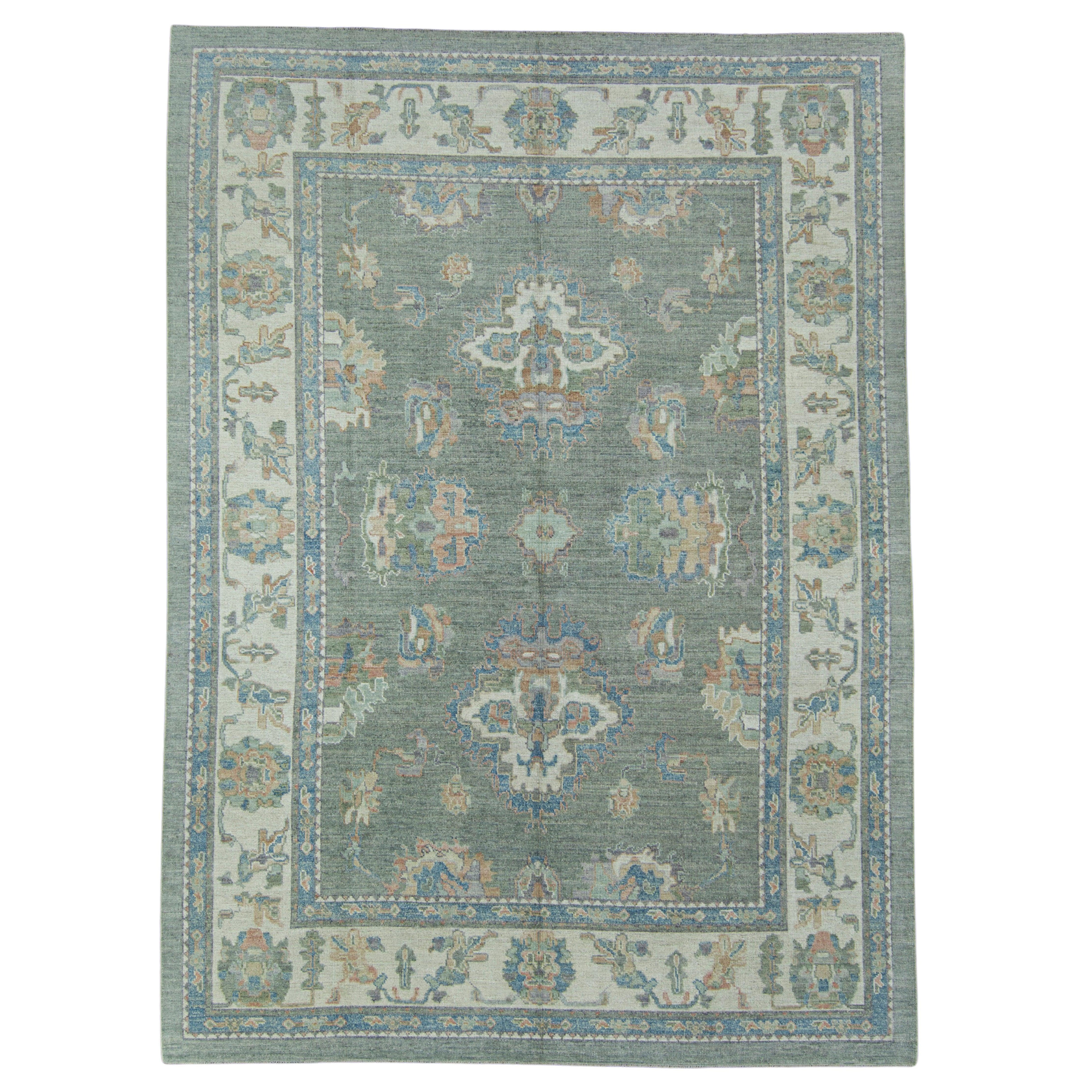 Tappeto Oushak turco 9'1" x 12'3" #17758