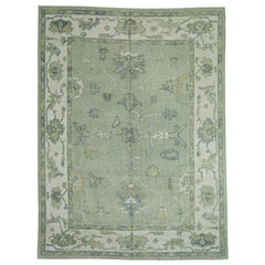 Türkischer Oushak-Teppich 8'10" x 11'9" #17121