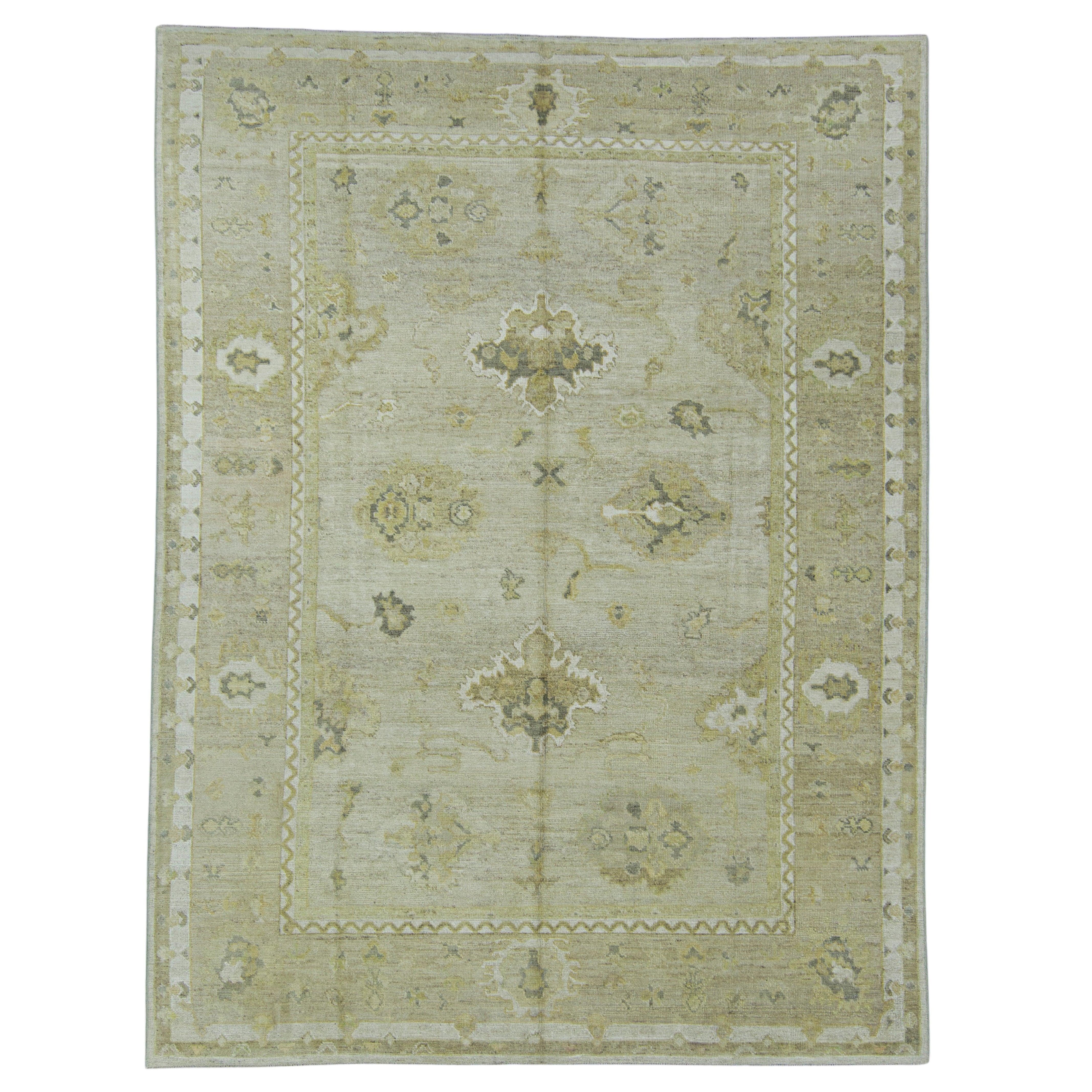 Tappeto Oushak turco 8'6" x 11'3" #17128 in vendita