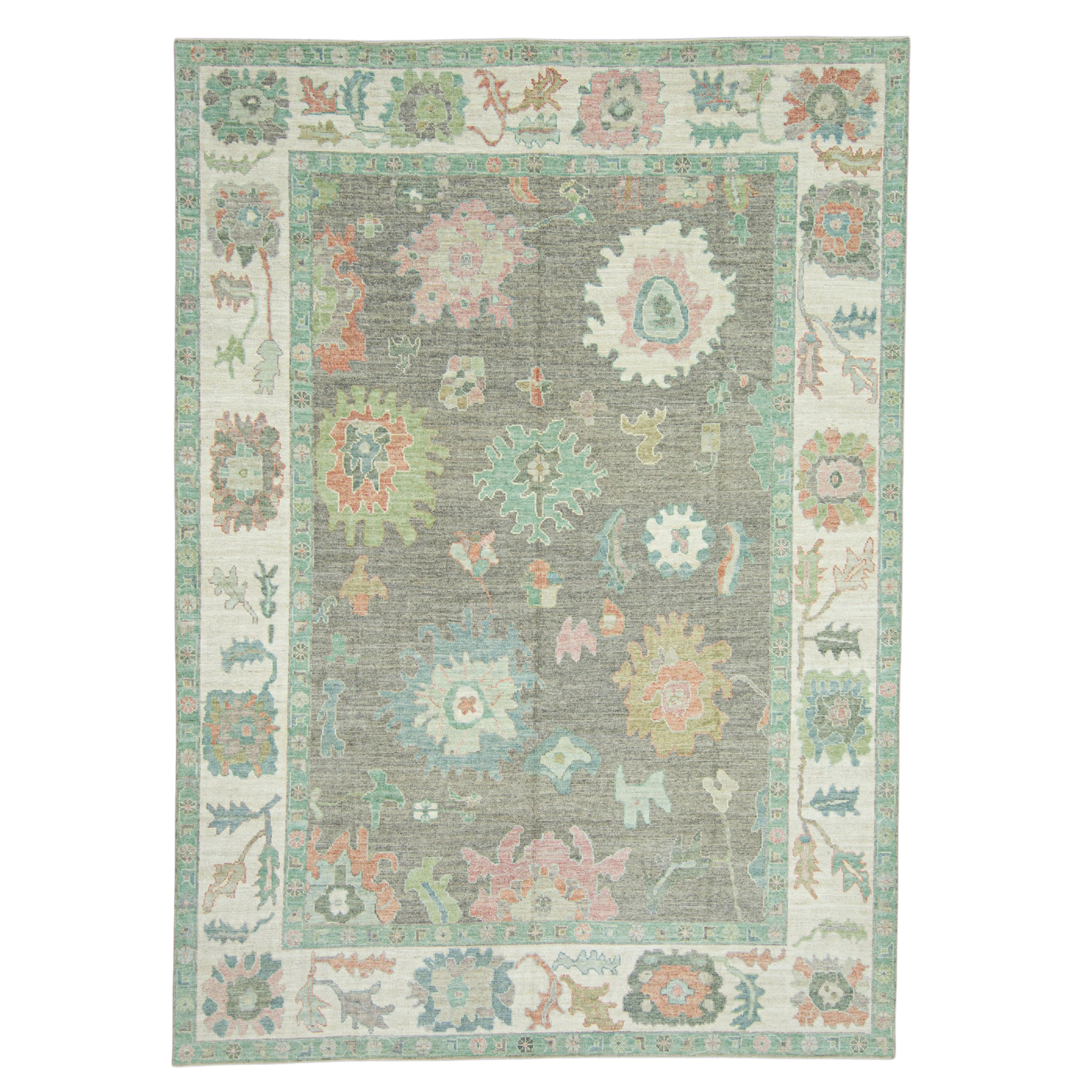 Turkish Oushak Rug 8'11" x 12'5" #17336