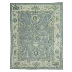 Türkischer Oushak-Teppich 8'9" x 11'1" #17062