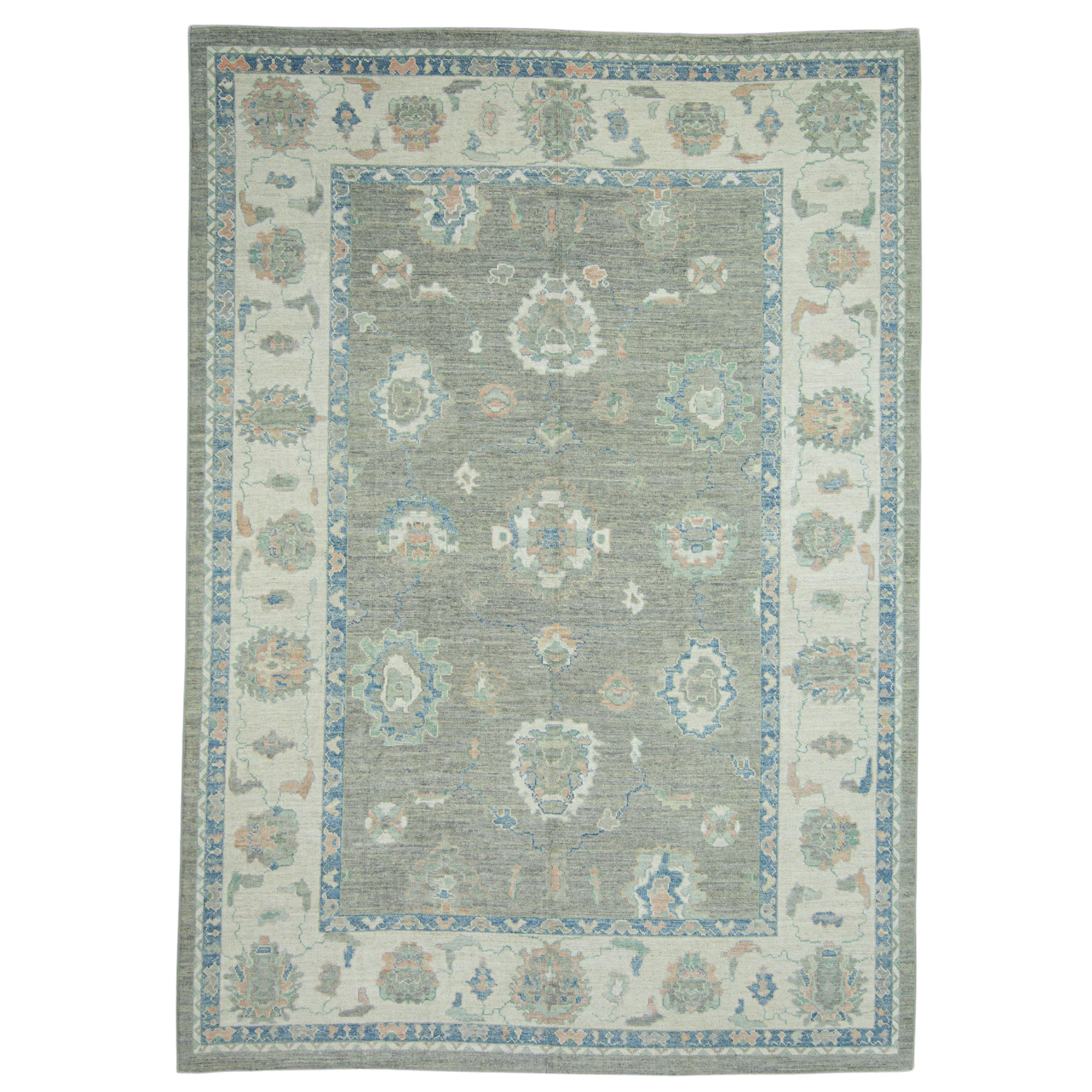 Turkish Oushak Rug 9'10" x 14' #17842