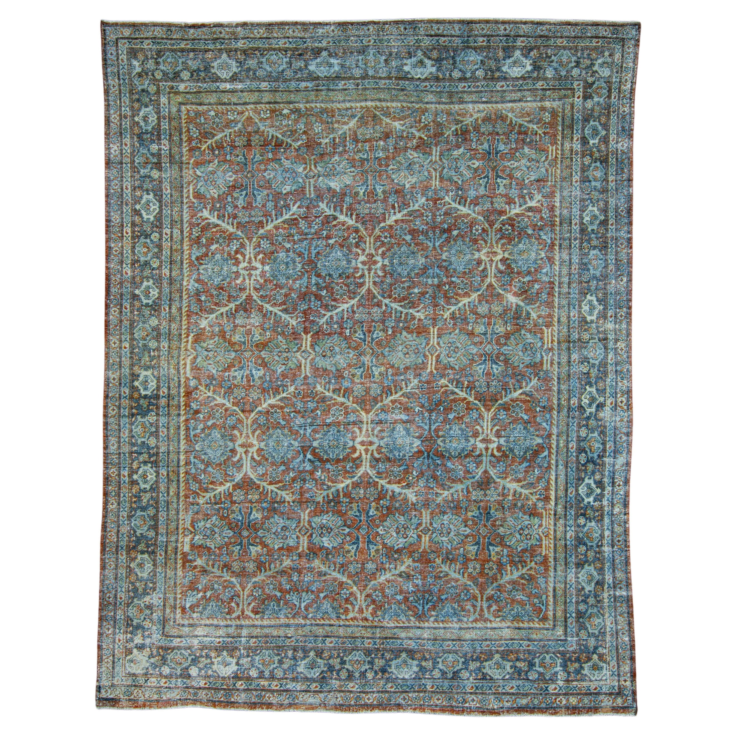 Tappeto Oriental Vintage tessuto a mano 9'7" x 12'4" #17995