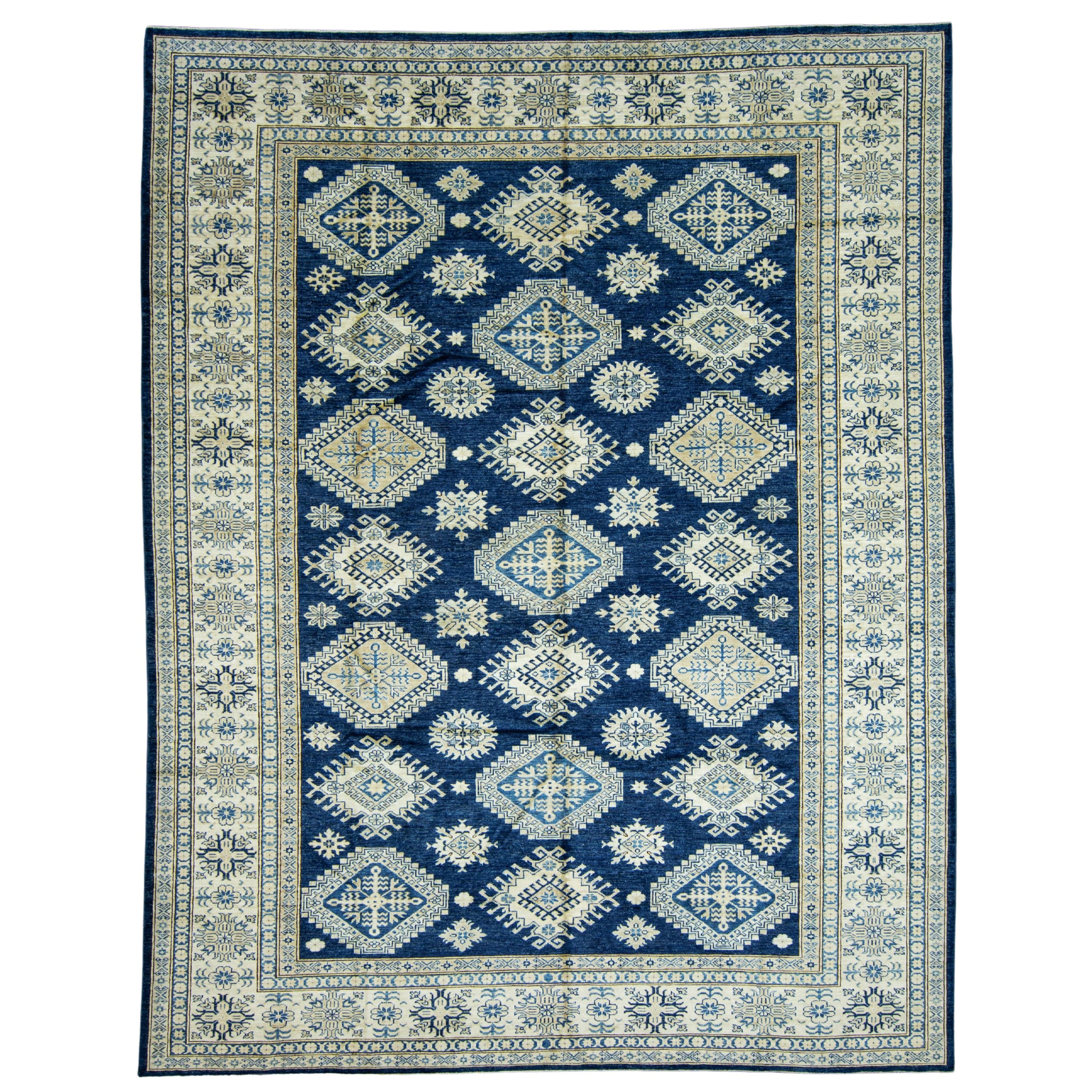 Oriental Hand Knots Rugs 9'2" x 11'9" #17907