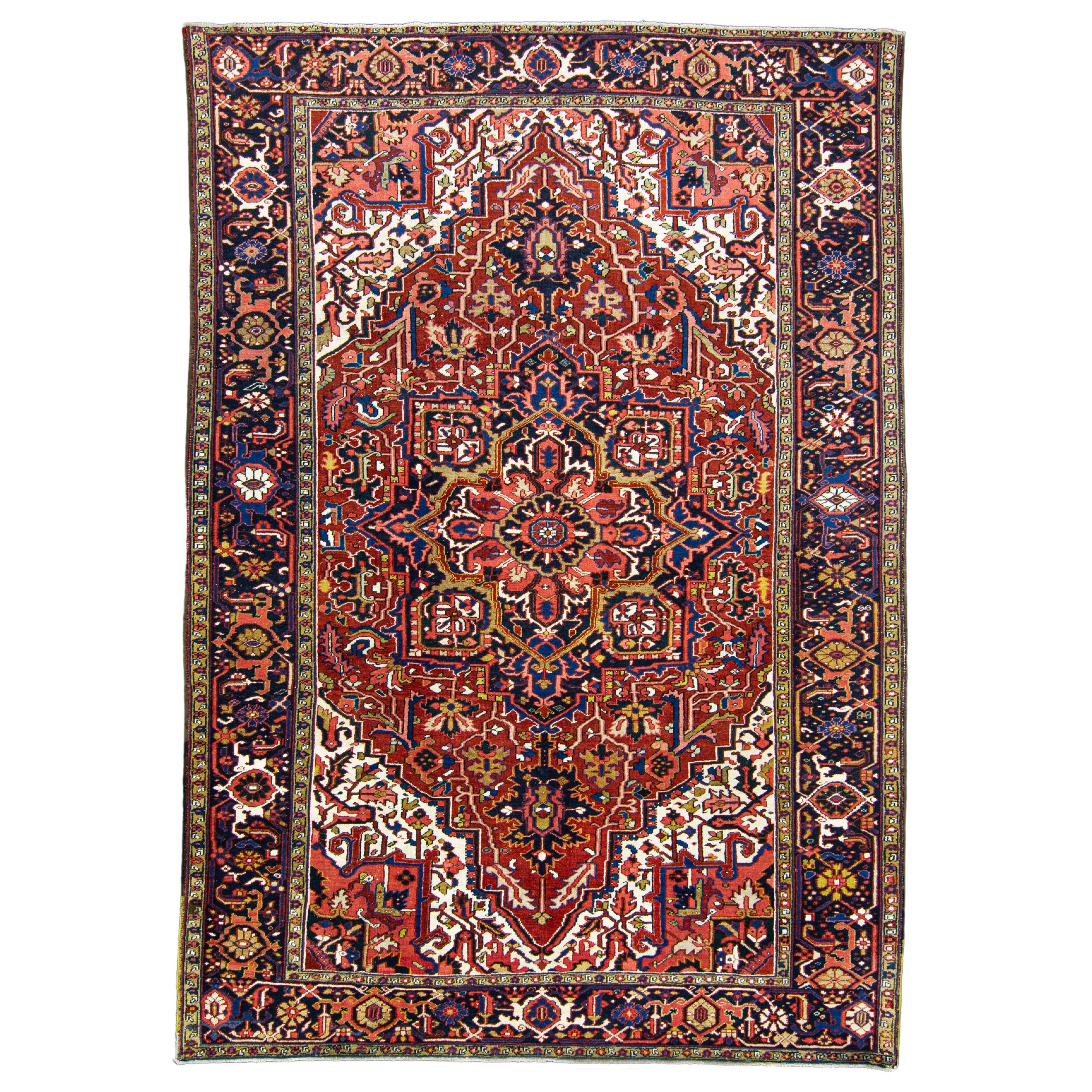 Tappeto orientale vintage tessuto a mano 8'1" x 11'6" #17804