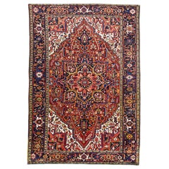 Tappeto orientale vintage tessuto a mano 8'1" x 11'6" #17804
