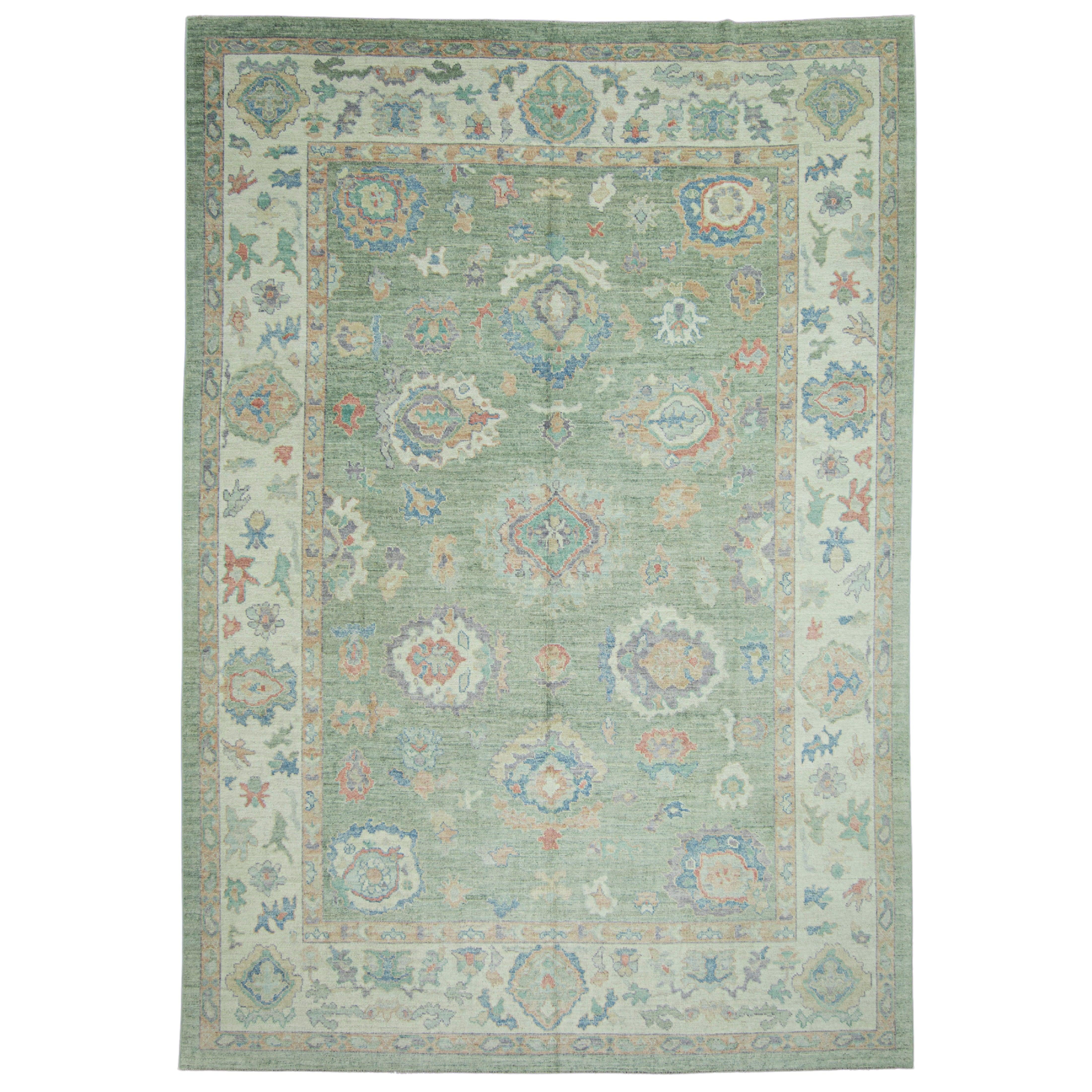 Turkish Oushak Rug 9'11" x 14'2" #17838