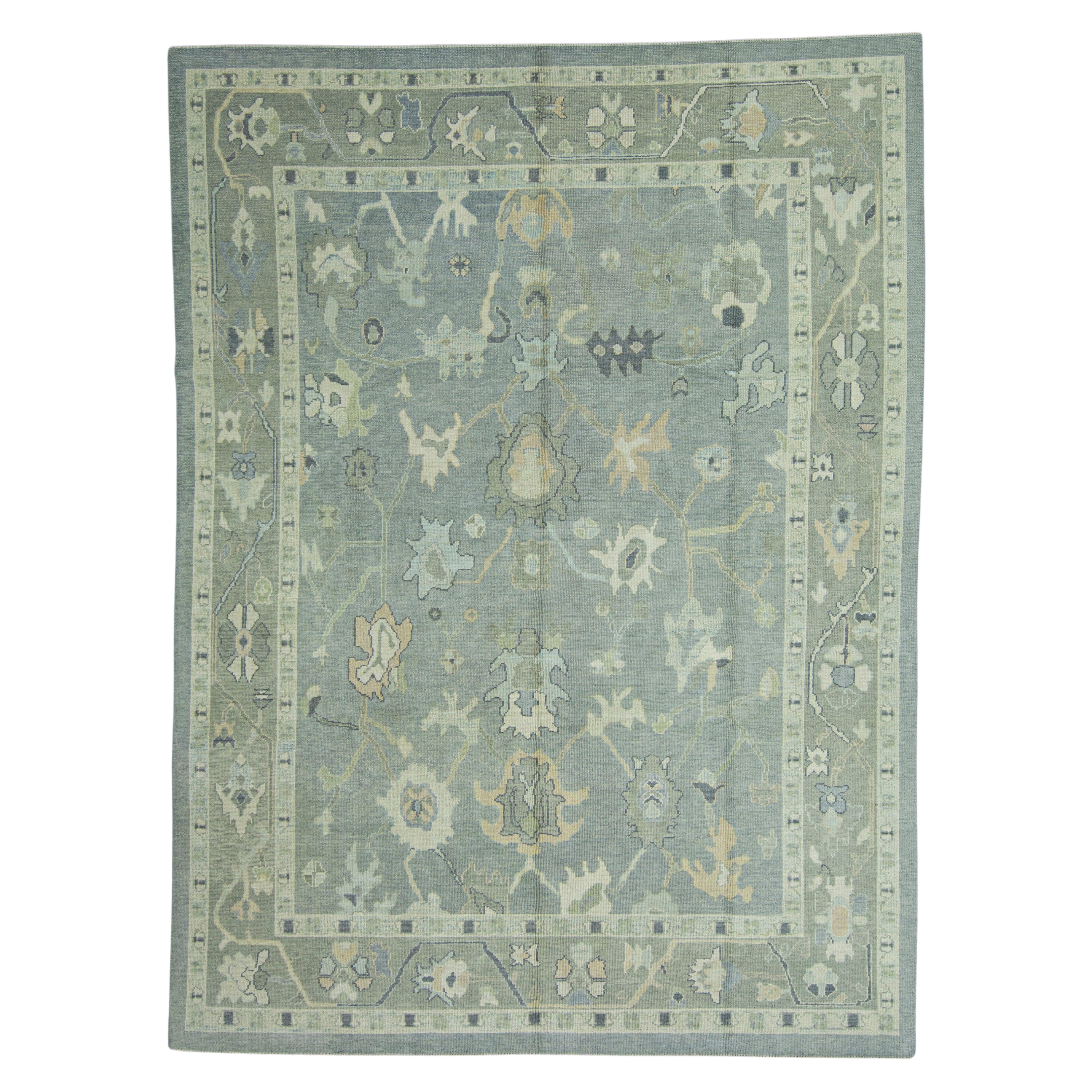 Turkish Oushak Rug 8'11" x 12'1" #17942