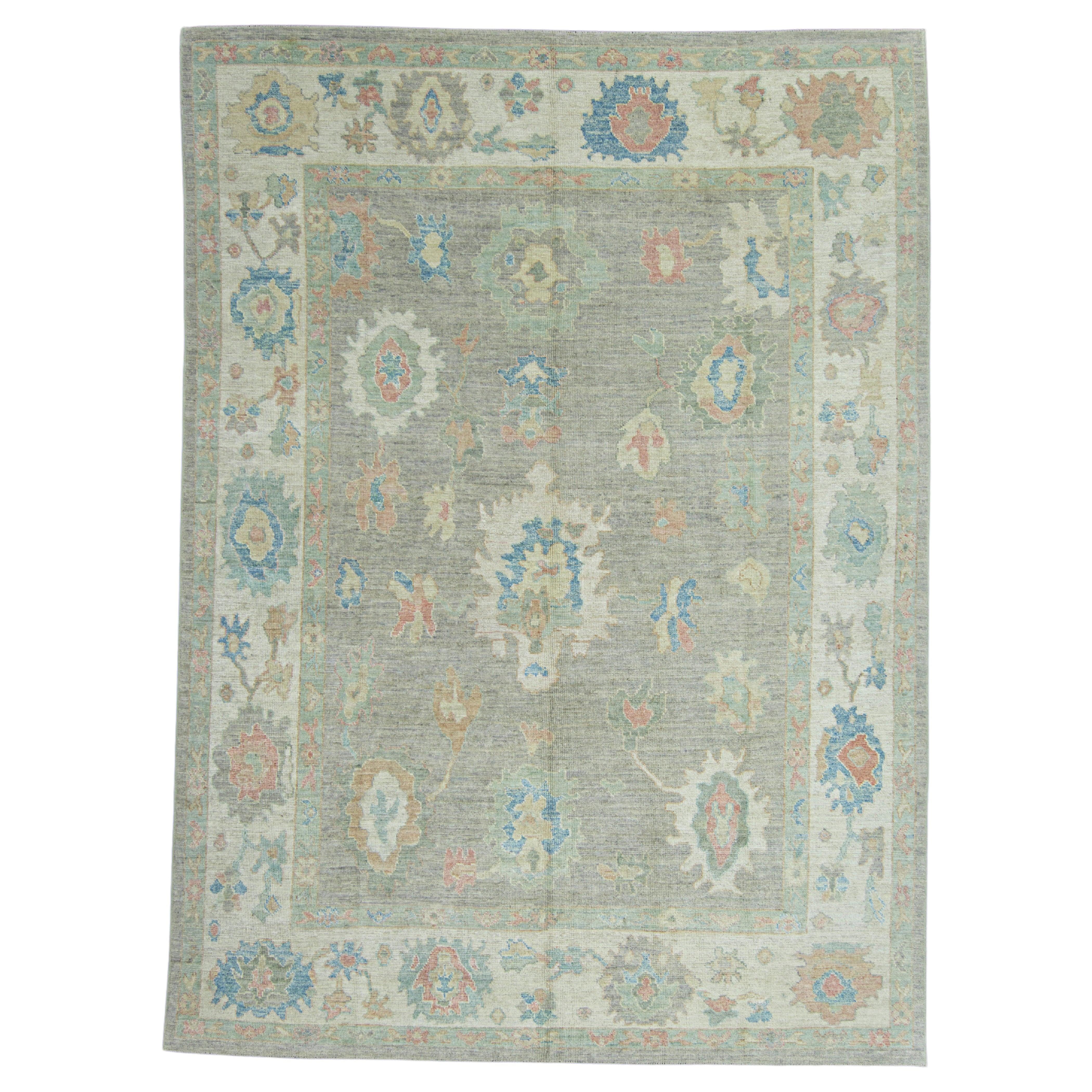 Türkischer Oushak-Teppich 8'9" x 12' #17865