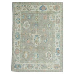 Türkischer Oushak-Teppich 8'9" x 12' #17865