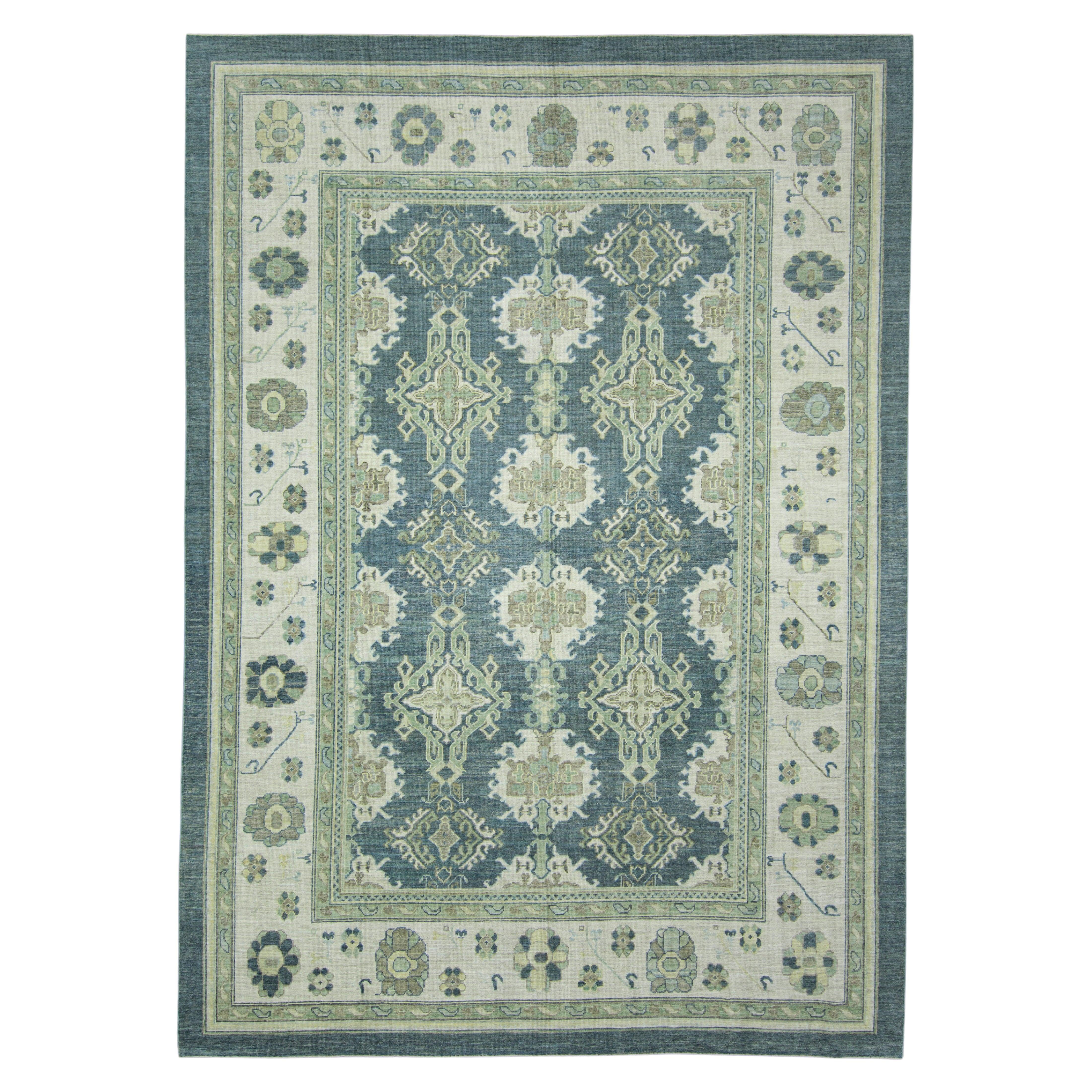 Turkish Oushak Rug 10' x 14' #17404 For Sale