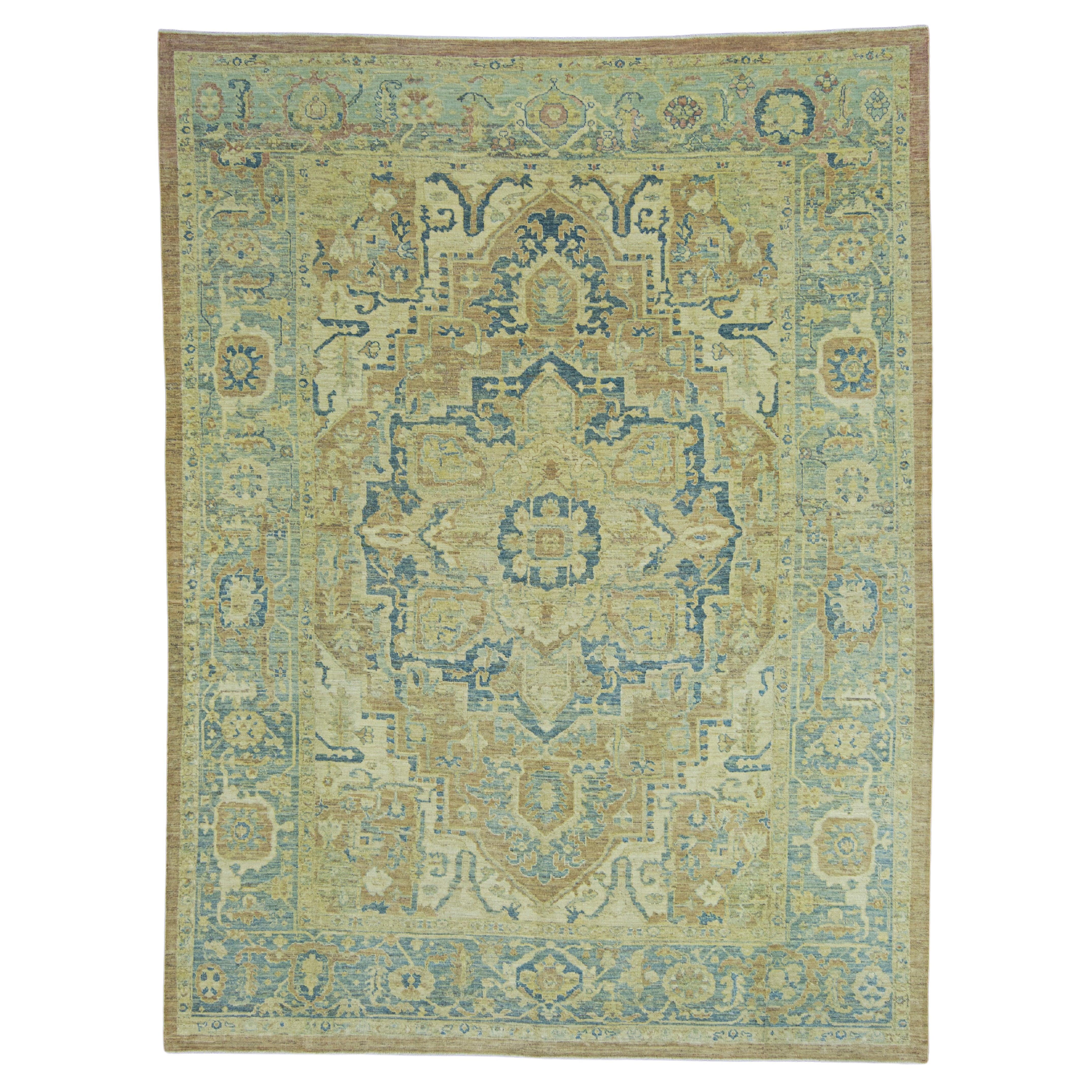 Turkish Oushak Rug 8'5" x 11'2" #17657