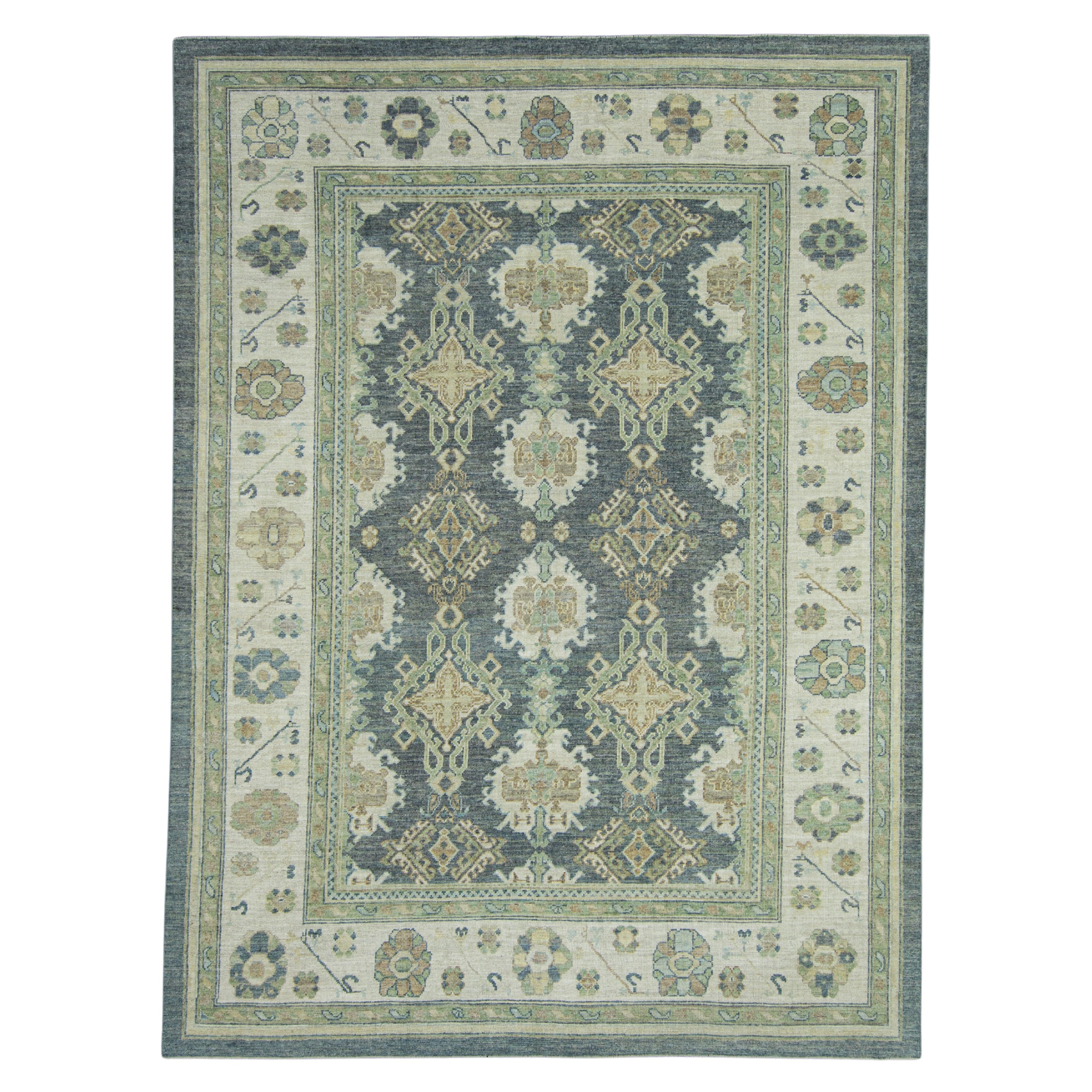 Tappeto Oushak turco 9'1" x 12'3" #17456