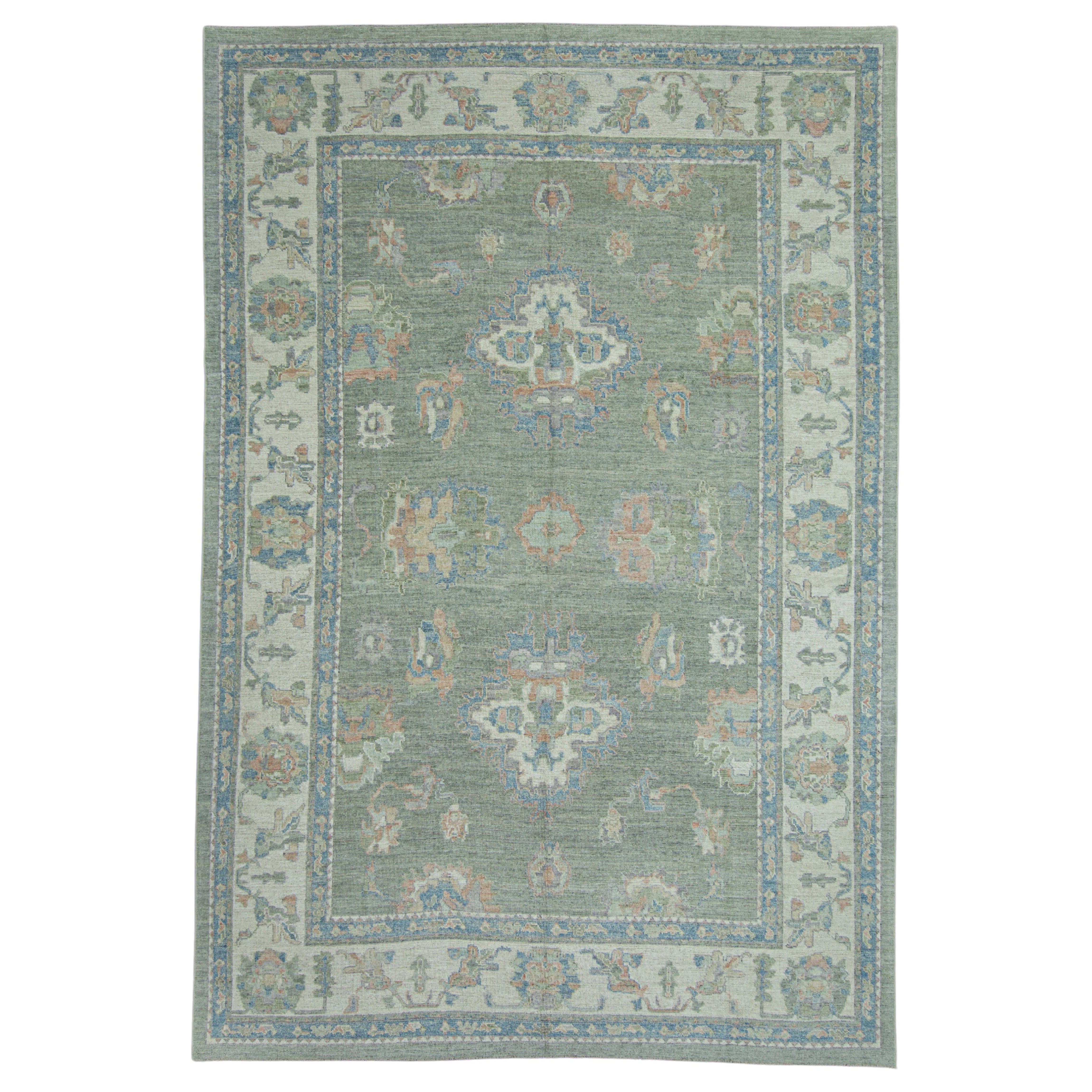 Tappeto Oushak turco 9'6" x 14' #17845
