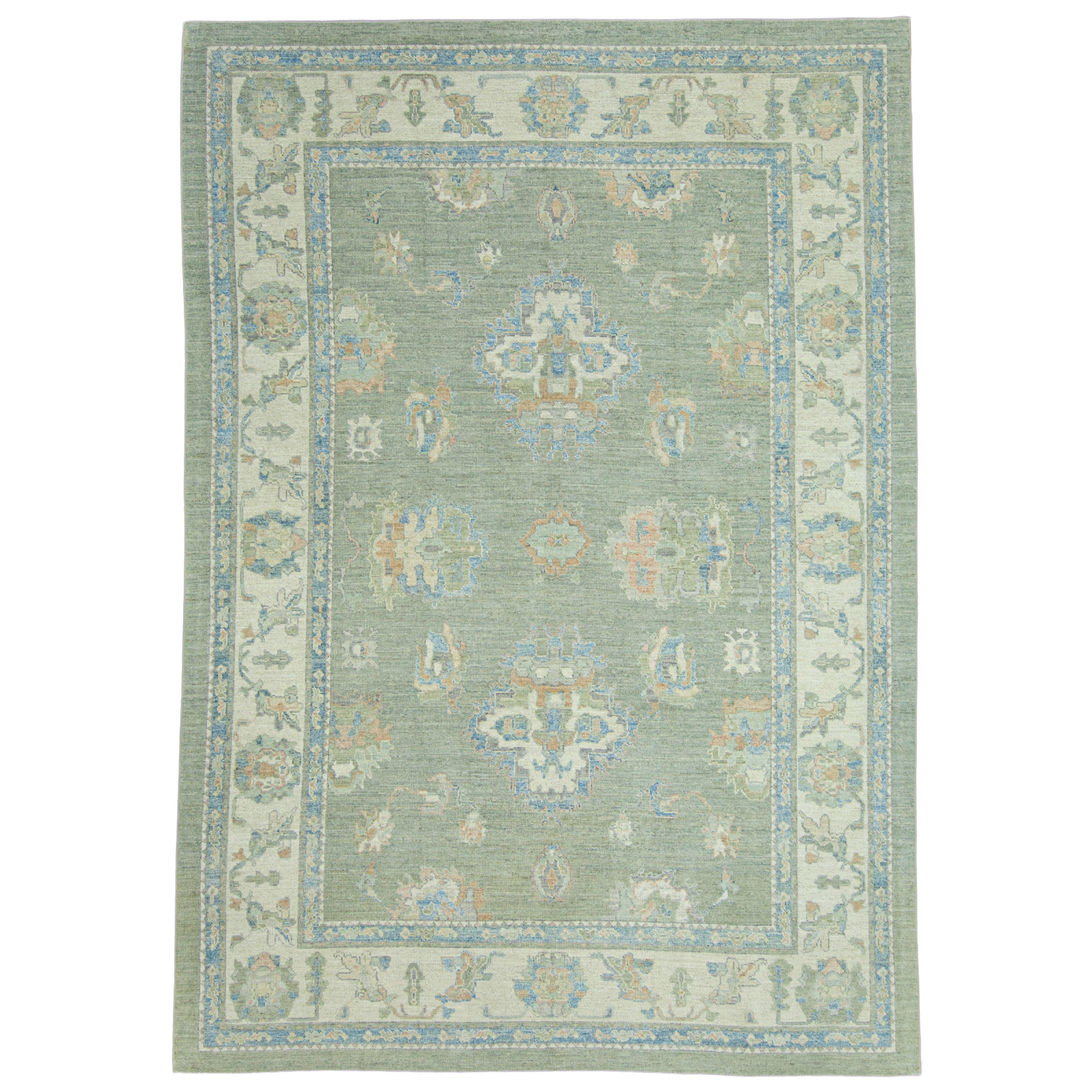 Turkish Oushak Rug 10'2" x 14'4" #17762