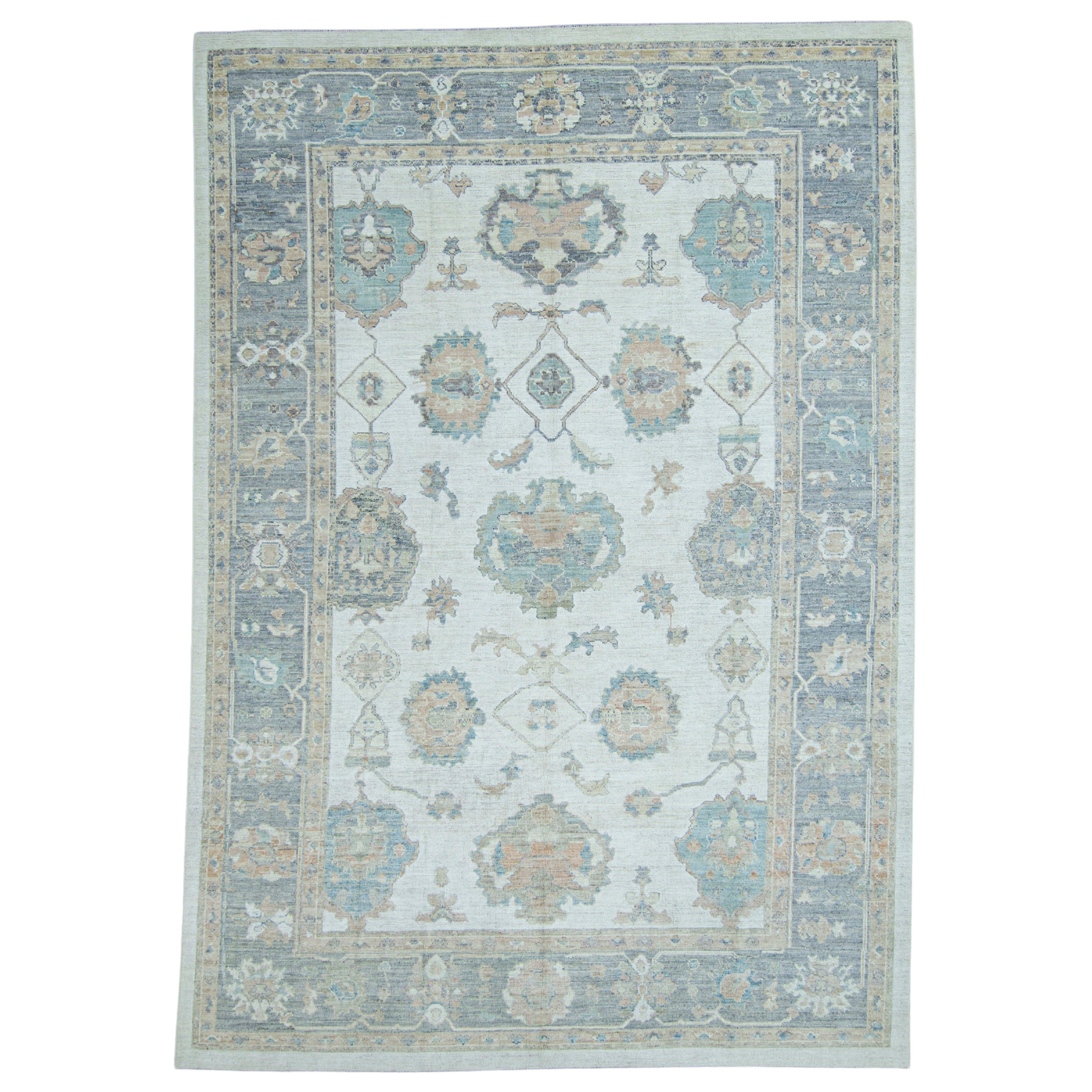 Turkish Oushak Rug 9'10" x 14' #17765