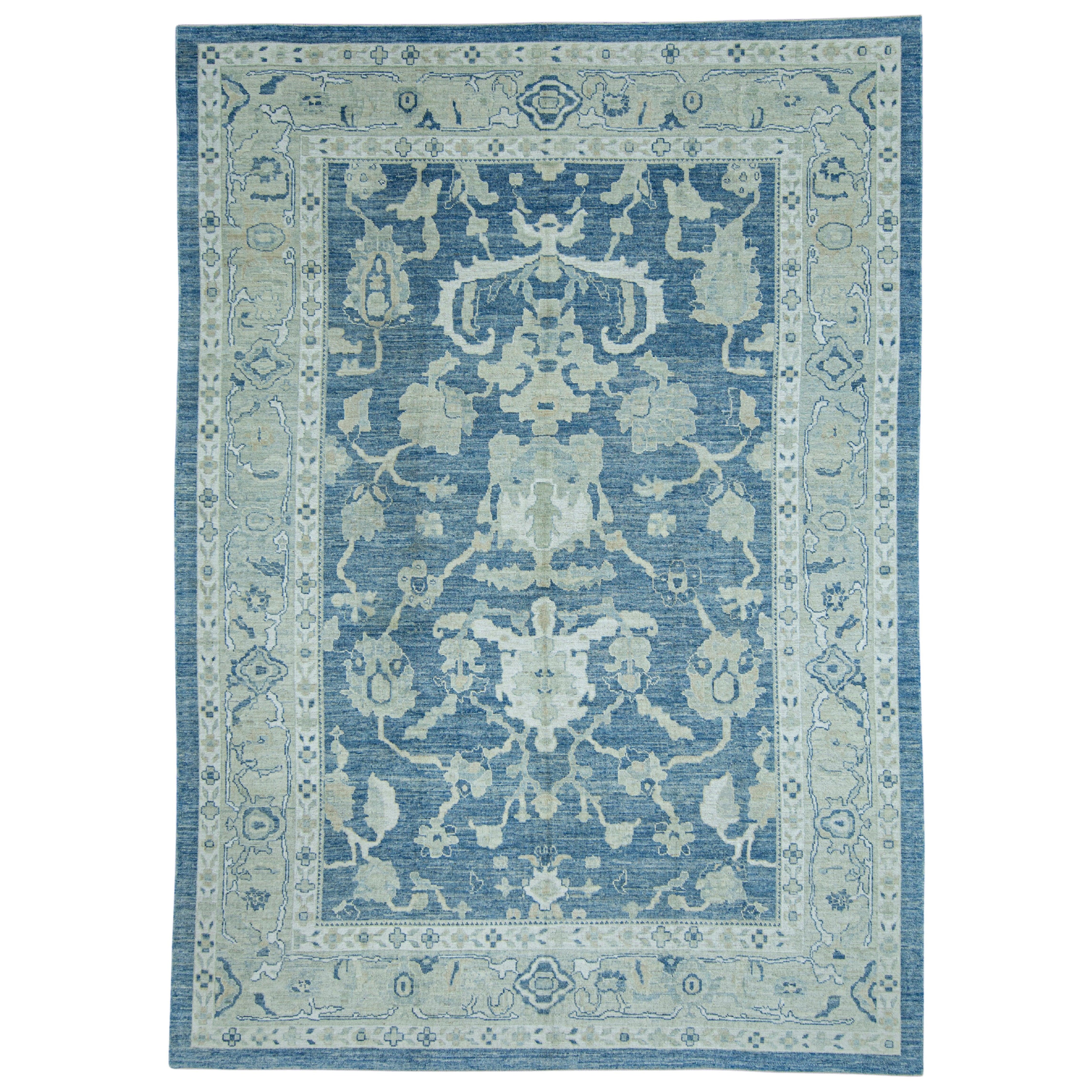 Turkish Oushak Rug 10' x 14' #17741 For Sale