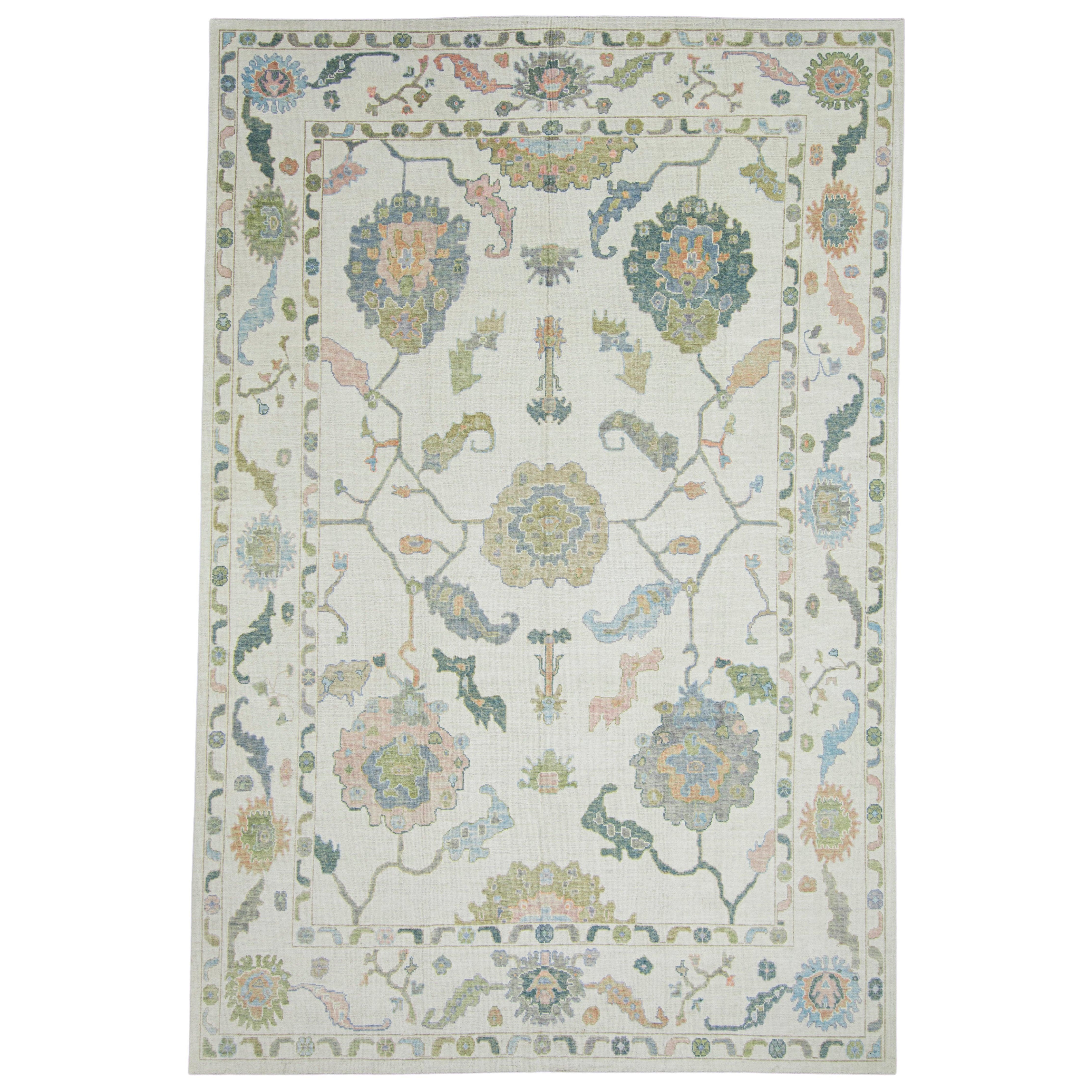 Turkish Oushak Rug 10' x 15' #17212 For Sale