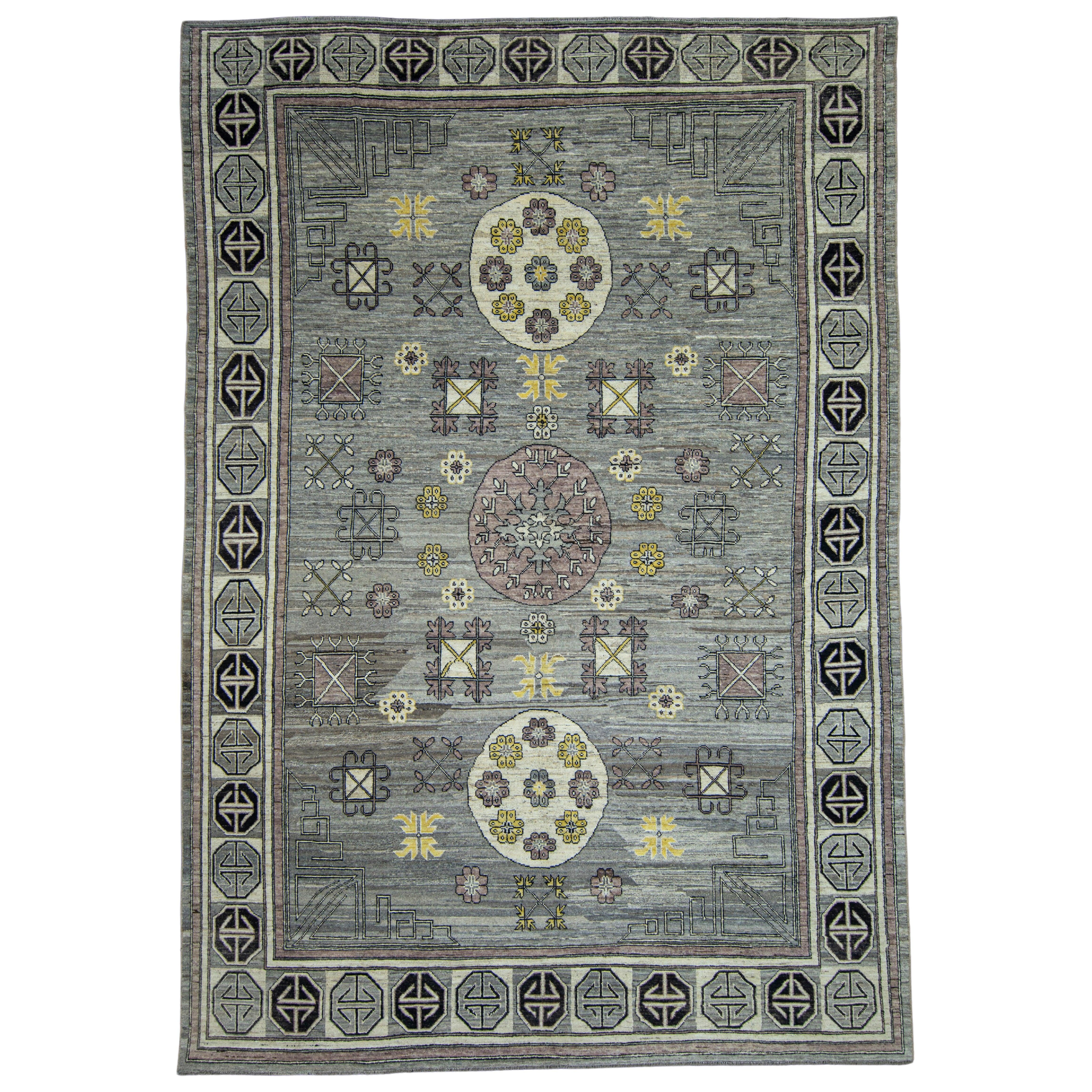 Tappeto Oushak tessuto a mano 10'4" x 15' #17501