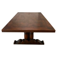 Large Antique 19th Century 12 Seater Quality Oak Refectory Dining Table