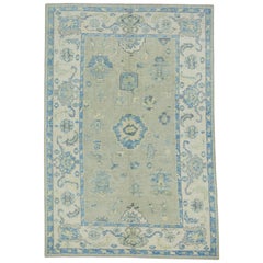 Turkish Oushak Rug 6'2" x 9'1" #17110