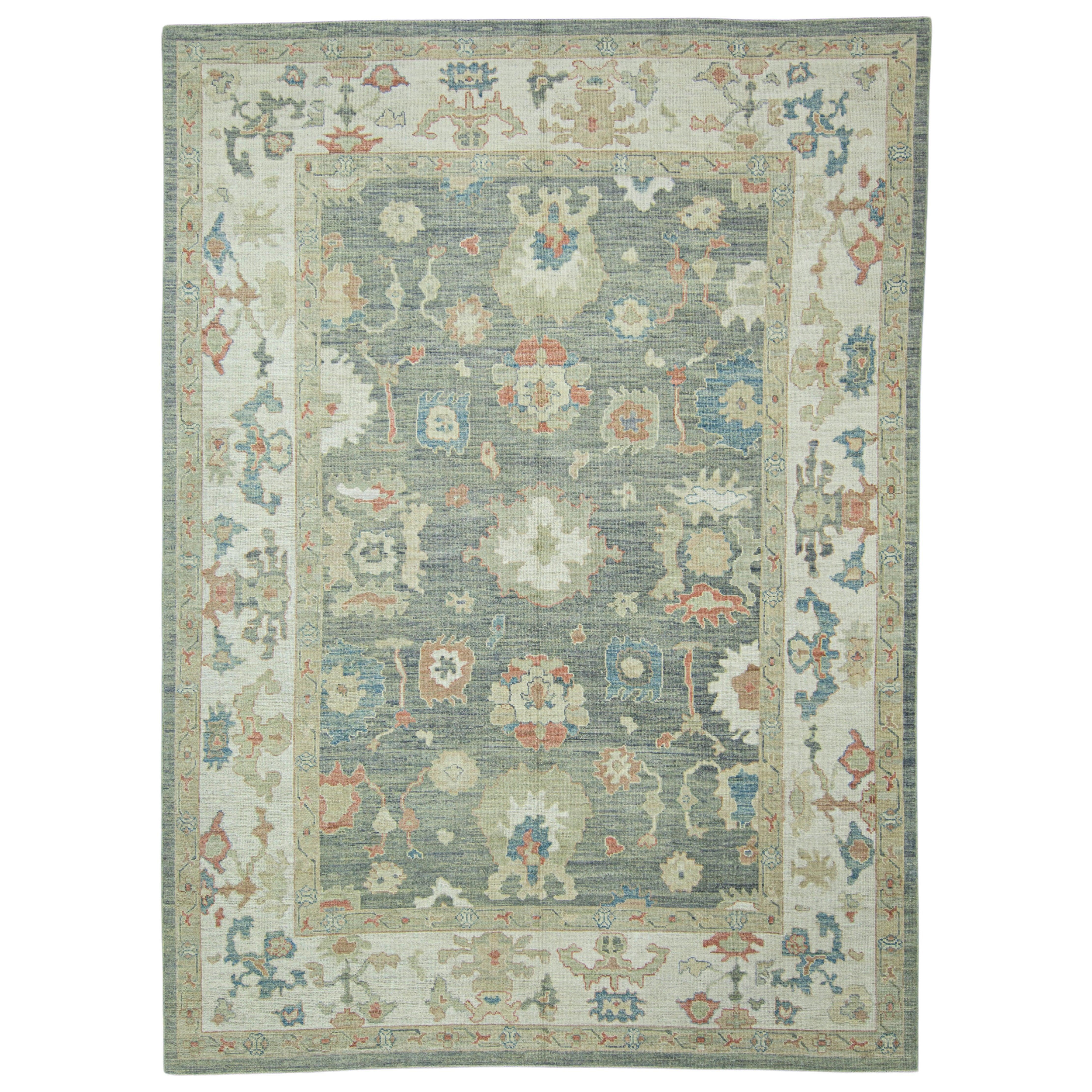 Tappeto Oushak turco 10'1" x 14' #17733