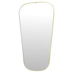 Vintage Rockabilly Freeform Mirror Gold Fifties Design 61cm