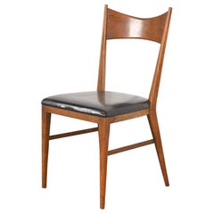 Paul McCobb für Calvin Furniture Moderner Esszimmerstuhl aus Nussbaumholz, Mitte des Jahrhunderts