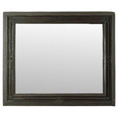 Large Antique Tramp Art Mirror 19th Century Austria Circa 1870
