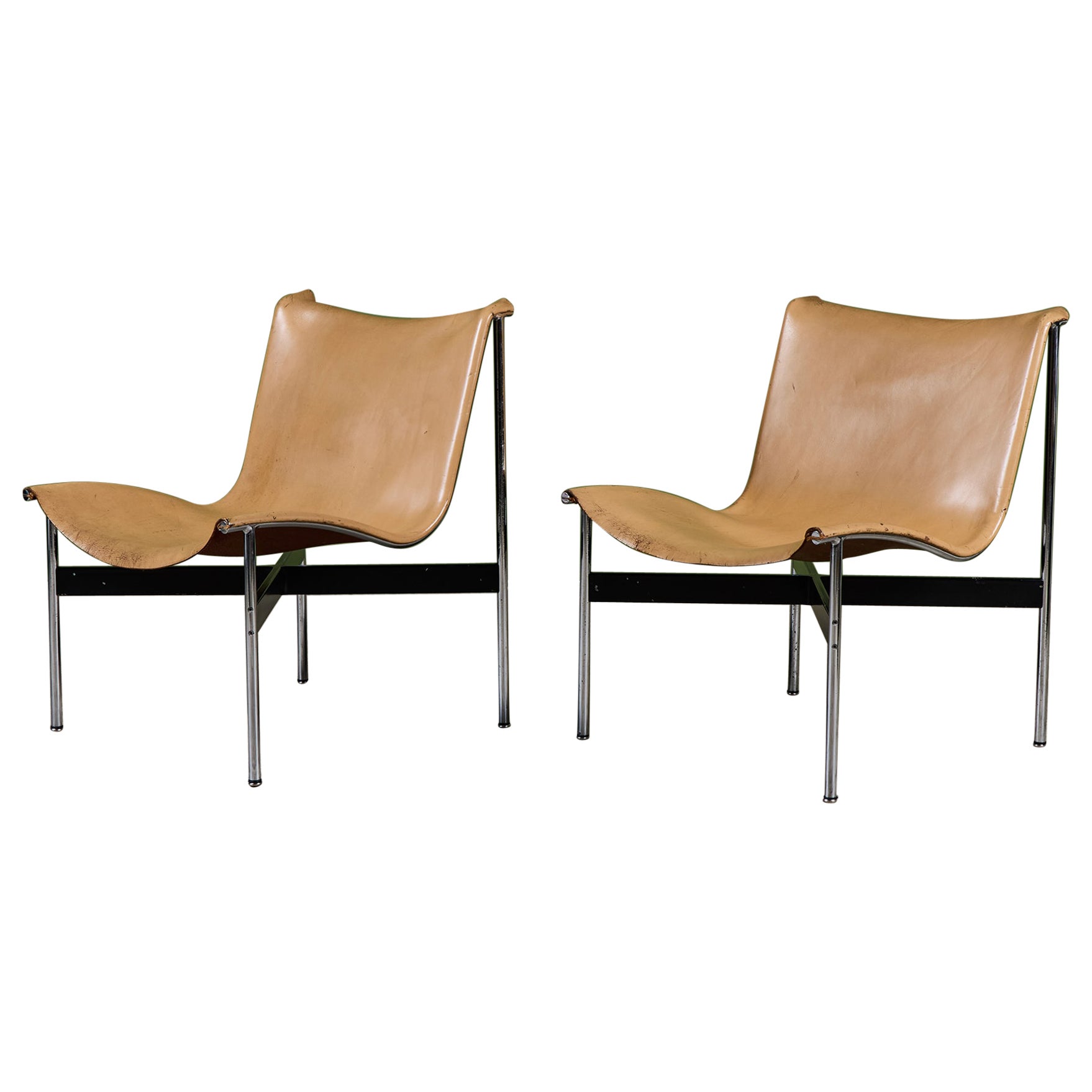 Pareja de tumbonas de Katavolos, Littell & Kelley para Laverne International en venta