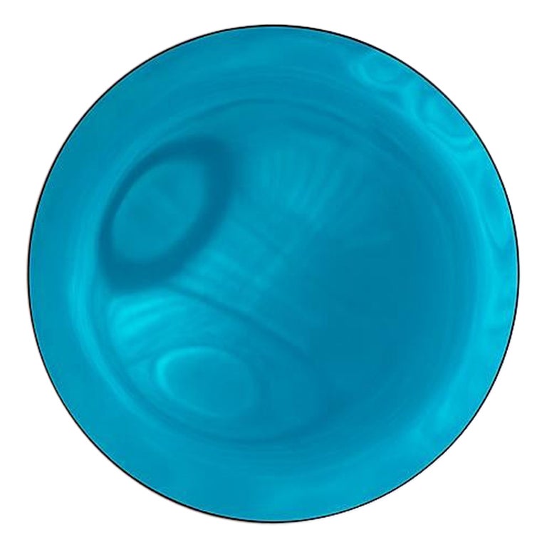 Azzurro Glas Konvexspiegel - 31,5"/ 80 cm Durchmesser.