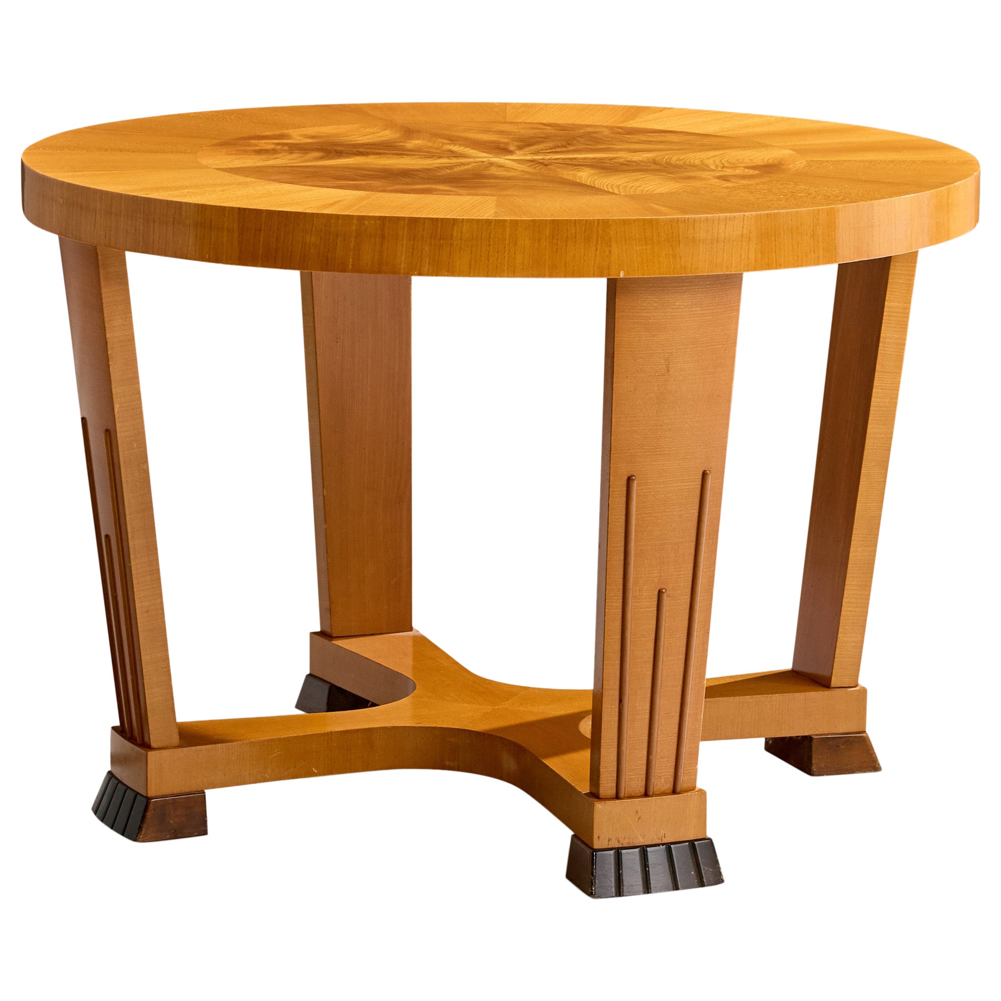 TMF, Beistelltisch, Holz, Schweden, 1930er Jahre