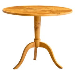 Swedish Designer, Side Table, Birch, Sweden, 1930s
