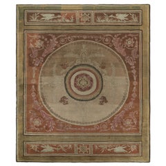 Oversized Antique French Savonnerie Rug with Squirrel Motifs - Rug & Kilim