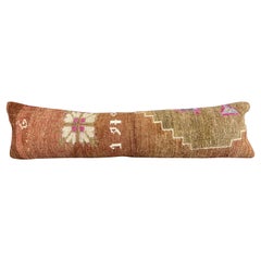 12 x 46 Lumbar Rug Pillow Nomadic Comfort Turkish Pillow Cushion Cover #7561