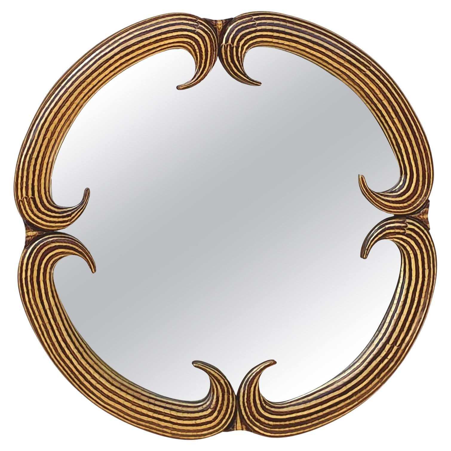 Miroir peint à la main Vintage Boho Allesandro for Baker