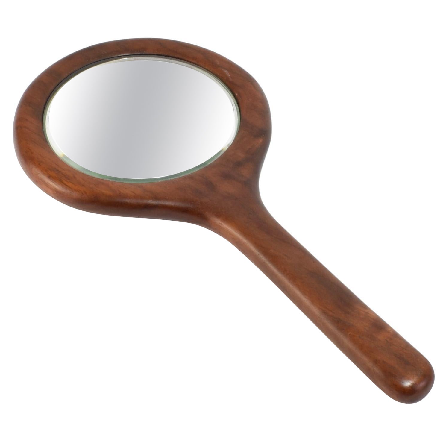 Handspiegel aus Holz im Angebot