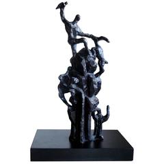 Jacques Lipchitz Bronze Sculpture "Biblical Scene II"