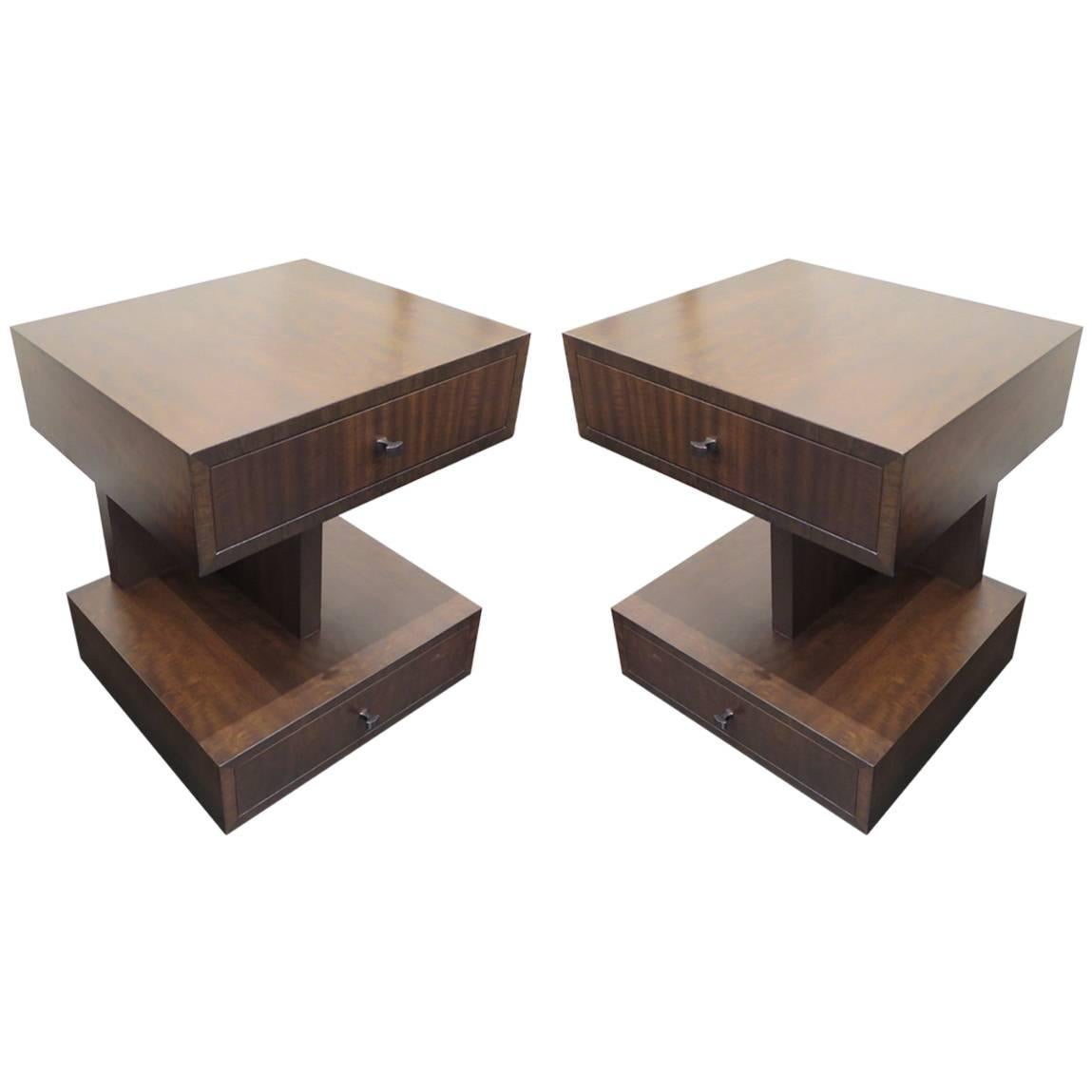 Andrew Szoeke Two-Tiered Side Tables