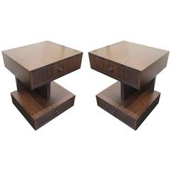 Andrew Szoeke Two-Tiered Side Tables 4