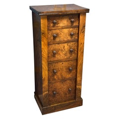 Antique Small Wellington chest of drawers
