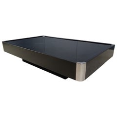 Table basse vintage attribuée à Willy Rizzo pour Mario Sabot, années 1970