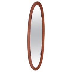 Italian mid-century mirror in wood, Italy - 1960s
