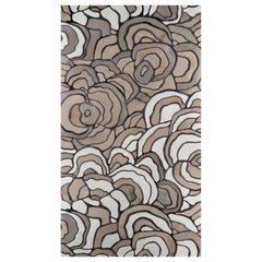 Floral "Bloom" Hide Rug by Marc Thee (10ft 4in x 18ft)