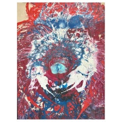 Yves Corbassière (Französisch 1925-2020) Großes Öl auf Leinwand, signiert und datiert 1967