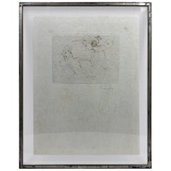 Leonor Fini (1907-1996), Original Intaglio Print, Signed By The Artist