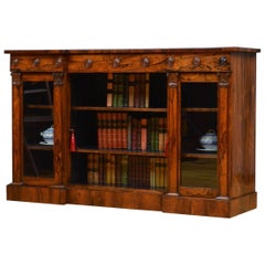 William IV Rosewood Bookcase or Sideboard