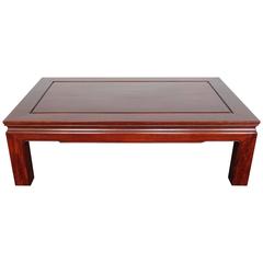 Mid-Century Chinese Rosewood Coffee Table