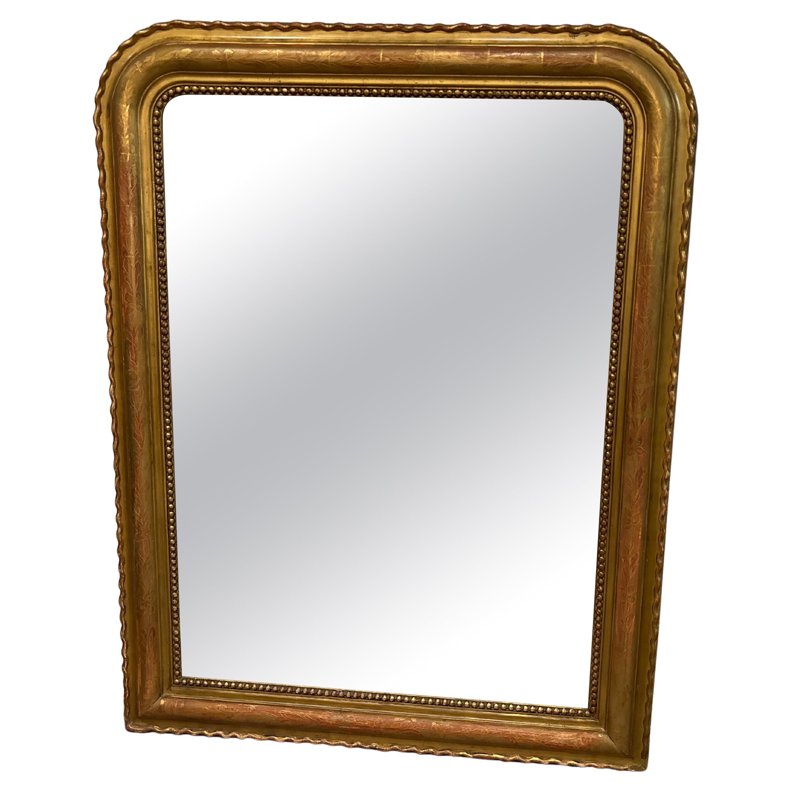 French 19th Century Louis-Philippe Mirror