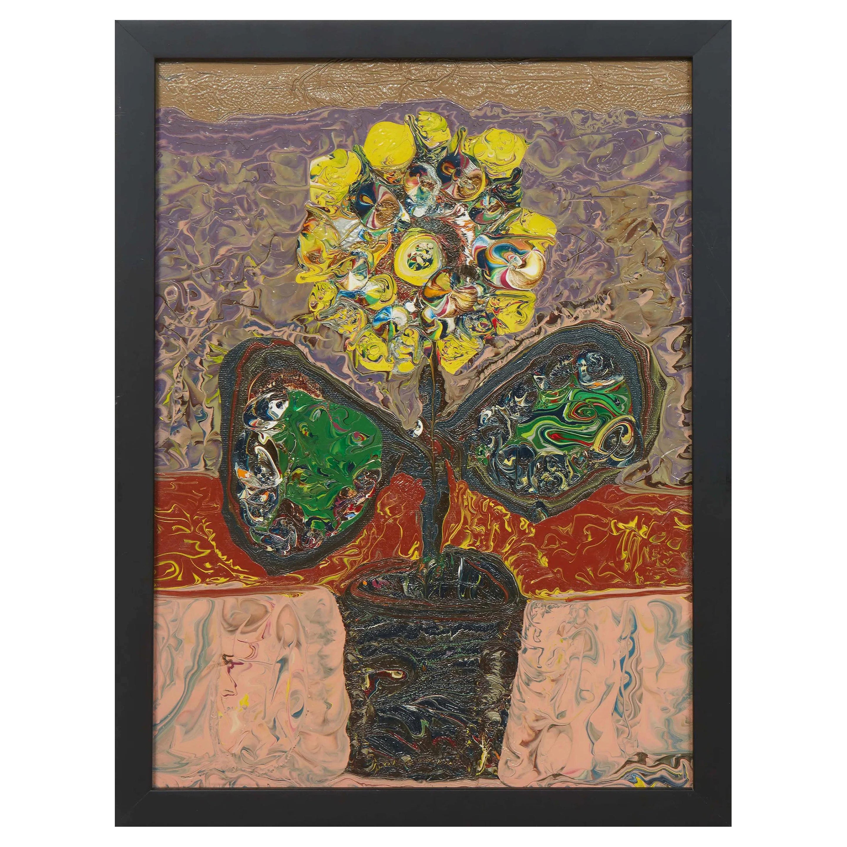 Jon Andrew Schooler (1954-, New York &New Orleans), "Flower in a Vaze" 2015 in vendita